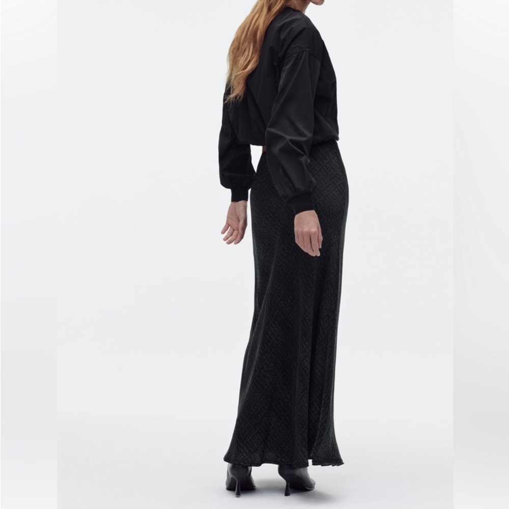 Zara NWT Flowy Midi Skirt - Picture 4 of 17
